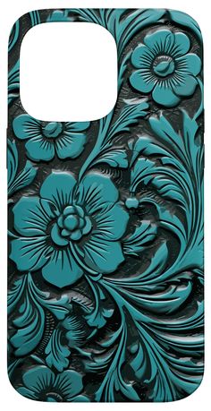 PRICES MAY VARY. Beautiful western flowers motif. Two-part protective case made from a premium scratch-resistant polycarbonate shell and shock absorbent TPU liner protects against drops Printed in the USA Easy installation Western Flowers, Turquoise Aesthetic, Western Room, Cowgirl Stuff, Western Stuff, Cowboy Aesthetic, Keychain Craft, Door Signs Diy, Iphone Life Hacks