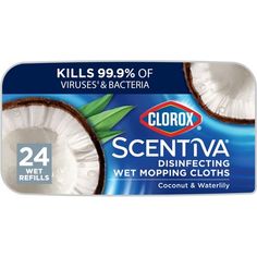 clorox scentiva disinfecting wet mopping cloths