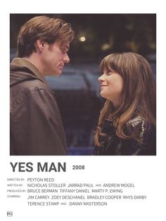 an advertisement for the movie yes man