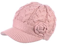 PRICES MAY VARY. Size : One size fits most ( Comfortable stretchy fit) Soft and cozy fleece lined hat is design for adding extra warmth in cold weather days / Keep your head and ears warm with double layer protection Curved peak for better eyes and nose coverage in the cold Various styles and colors of your choice High quality / Perfect for winter outdoor activities and winter holiday season gift BYOS Womens Winter Warm Fleece Lined Knitted Beret Beanie Hat Cap W/ Visor can be topped with many o Winter Stockings, Winter Headwear, Winter Outdoor Activities, Crochet Knit Hat, Stocking Cap, Crochet Decoration, Winter Chic, Chunky Knit Blanket, Winter Cap