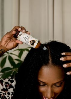 Did you know that hair oil is a sealant & primarily doesn’t ➕ moisture ? It seals in whatever condition your hair is in at that time. Sealing Dryness 👎🏾 or Sealing Moisture 👍🏾 . Our Lock Seal Retain Moisture Hair Oil does just that it! Gives you long term hydration by sealing in moisture and strengthening every hair strand! Because it's so lightweight, it can be used to oil your scalp, in styling or just to add shine. Includes: (1) 4oz Bottle of Hydrating Hair Oil Key Features: Seals in Moisture Minimizes Frizz All Natural Ingredients Lightweight- Won't Weigh Down Your Crown! Strengthens & Prevents Hair Breakage Minimizes Dandruff and Scalp Irritation. Adds Shine. For All Hair Types needing to Lock & Seal in Moisture! Directions: Shake well before use. Apply a generous amount of oil di Hydrating Hair Oil, Afro Hair Growth, Infused Hair Oil, Moisturizing Hair Oil, Herbal Hair Oil, Hair Dryness, Clary Sage Oil, Moisture Hair, Sage Oil