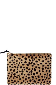 The ultimate animal print clutch to go with EVERYTHING! Get ready to print clash with your florals, add statement to a pop of color or keep it classic with neutrals. FAUX FUR. Fold over design envelope style clutch with detachable and adjustable long chain strap. Inner zip wall pocket at back side and zipper top closure. Soft inside lining. 12 x 8.5 x 1 (inches). Available in CHEETAH, TIGER, ZEBRA. Chic Clutch Wallet With Zipper Pouch, Chic Wallet With Zipper Pouch In Clutch Style, Chic Rectangular Clutch With Zipper Pouch, Chic Clutch With Zipper Closure As A Gift, Design Envelope, Classic Capsule Wardrobe, Animal Print Fashion, Printed Clutch, Zipper Top