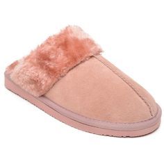 Lounge around in these comfy backless slippers. Pile lining wraps your feet in comfort and warmth. The high-quality suede outside is supple and distinctive suede stitching stands out on the toes. These slippers have thick and flexible soles, so wear them inside or out. They're easy to slip on and off when you're ready to grab coffee with friends or walk the dog. Size: 11. Color: blush. Gender: female. Age Group: adult. Pattern: Solid. Slippers For Ladies, Minnetonka Slippers, Pj Bottoms, Comfy Slippers, Coffee With Friends, Slide Slippers, Soft Slippers, Comforters Cozy, Soft Suede