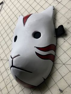 What we have here is a vacuum formed animal ninja mask for cosplay. It is wearable and adjustable straps to kids to adults.  The measurements are  7" wide by 9.5" tall (not including the ear hight) The build process  https://www.youtube.com/watch?v=VH2QVvbdA8E Full Face Masks And Prosthetics For Cosplay Events, Adjustable Masks For Halloween Cosplay, Adjustable Masks And Prosthetics For Cosplay Events, Adjustable Mask For Cosplay, Adjustable Halloween Masks And Prosthetics For Cosplay, White Full Face Mask For Cosplay, White Mask Costume Accessories For Cosplay, Adjustable Full Face Mask For Cosplay, White Mask For Cosplay