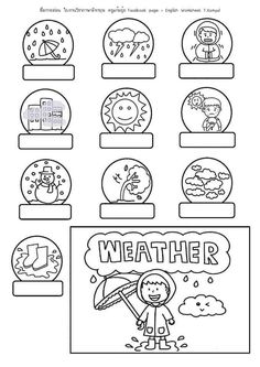 the weather worksheet for kids