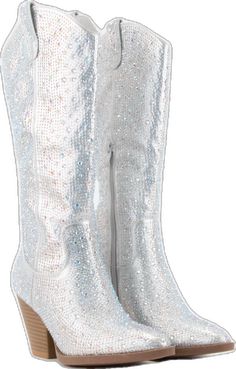 Disco Cowgirl Boots, Disco Cowgirl, Ball Drop, Studded Boots, Rhinestone Studs, Cowgirl Boots, Knit Top, Shop Now, Mini Dress