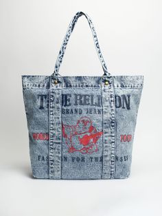 DENIM TOTE BAG Buddha Logo, Tote Bags For School, Denim Tote Bags, Denim Tote, Kids Denim, Pretty Bags, Cute Tote Bags, Cute Purses, Cute Bags