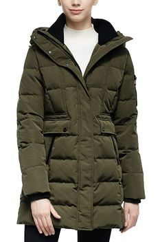 Orolay Women's Hooded Puffer Jacket Coat, 2XL New, Army Green. Product Details Fabric Type: 100% Polyester Care Instructions: Machine Wash Origin: Imported About this Item Shell/Lining Fabric: 100% polyester; Body/Sleeve Filler: 90% white duck down, 10% feathers. 2 side pockets with zippers on the front, 2 decorative pockets looking fashionable, and 1 inside pocket to put important items. Long Sleeve Solid Color Parka For Cold Weather, Hooded Outerwear With Fleece Lining For Cold Weather, Hooded Parka For Cold Weather And Winter, Warm Hooded Puffer Jacket For Cold Weather, Hooded Winter Parka For Cold Weather, Hooded Puffer Jacket With Fleece Lining, Winter Khaki Outerwear With Double-lined Hood, Khaki Puffer Jacket With Pockets For Cold Weather, Winter Hooded Puffer Parka