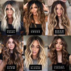 Per your request here is a look book of some of my favorite lived-in looks. Not only different tonalities, but different placement as well.… | Instagram Hair Color Suggestions, Hair Color Trends For Brunettes, Haircut Trending, Fall Balayage, Spring Hair Color Trends, Spring Hair, Hair Inspo Color