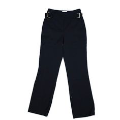 Tanya Taylor Ezra Pants Black Straight Leg Dress Pant Womens Us 00 $445 Msrp Women's Us Size 00 Product Details: Straight Leg Criss-Cross Waistband With D-Rings At Sides Unlined Back Pockets Hidden Zippers At Leg Hem Inseams Hidden Zipper At Side Fit Details: True To Size Materials Care: 68% Recycled Polyester, 29% Ecovero Viscose, 3% Elastane Dry Clean Only Why Shop With Us?Customer Service Is Our #1 Priority Excellent Pricing Excellent Feedback Quality Assurance Fast Shipping Feedbackif You Ar Elegant Belted Straight Pants, Belted Fitted Wide Leg Pants For Work, Fitted Belted Wide Leg Pants For Work, Elegant Belted Wide Leg Pants For Office, Elegant Straight Leg Belted Dress Pants, Elegant Belted Straight Leg Dress Pants, Elegant Belted Pants For Workwear, Elegant Belted Dress Pants For Work, Elegant Tailored Belted Pants