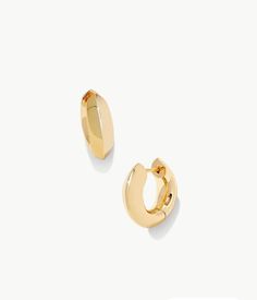 Kendra Scott Women - Accessories - Earrings Mikki MTL Huggie Earrings Gold Polished Metal | Kendra Scott Huggie Earrings Gold, Earrings Metal, Gold Stud Earrings, Small Earrings Studs, Huggie Earrings, Gold Stud, Gold Polish, Elevate Your Look, Gold Earrings Studs