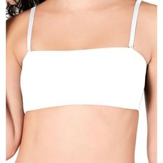 Jenni Women's Bandeau Bra, Bright White 0097 0098 White Push-up Bra For Summer, White Padded Bandeau Bra, Affordable White Push-up Bra, White Sports Bra With Built-in Padding And 4-way Stretch, White Bra With Built-in Support And Micro-elastic Fit, Bandeau Bra, Bright White, Color White, Bra