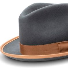 This Is For The Man Who Has The Confidence To Be Noticed High Quality 100 Percent Wool Felt Hat With Satin Lining Is Comfortable To Wear. Built-In Sweatband For Added Comfort, Sweat Protection, And Lasting Use. Wool Felt Is Also Water Resistant, With Durability That Will Hold Its Shape Forever. This 2 1/2 Inch Brim Is A Great Your Look So You Can Dress Up Or Wear It Causal Fitted Fur Felt Hat With Short Brim, Casual Fitted Top Hat With Curved Brim, Fitted Fur Felt Cloche Hat With Flat Brim, Elegant Brown Flat Bill Hat, Classic Gray Fedora With Curved Brim, Fitted Cloche Hat With Short Brim, Classic Gray Hats For Spring, Classic Gray Hat For Spring, Gray Fitted Wide Brim Fedora