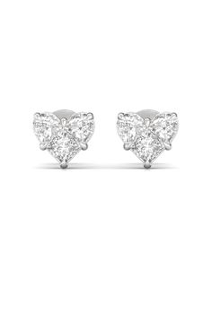 Item Code ER-24 Metal Type Yellow Gold Metal Karat 18 kt Diamond Natural Diamond Shape Heart (Illusion) Diamond Ct 1.00 ct Diamond Color FG Diamond Clarity VS Earring Length 6.1 mm Earring Width 6.0 mm Introducing the heart illusion cut diamond gold stud earring, a timeless and elegant pair of earrings that are sure to make a lasting impression. These earrings feature an heart stud design, with heart illusion cut natural diamonds elegantly set in a polished 18K gold stud the natural diamonds spa