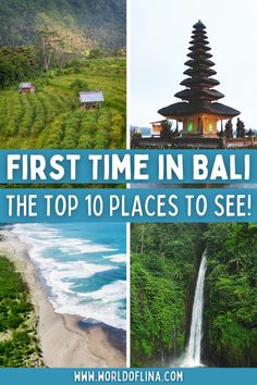 the top 10 places to see in bali for first time in bali, where you can visit