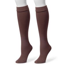 This of women's fleece-lined knee-high socks from MUK LUKS is sure to keep your feet warm all day long! This of women's fleece-lined knee-high socks from MUK LUKS is sure to keep your feet warm all day long! FEATURES Includes: 1 pair of socks Fleece lining for extra warmth and comfortFIT & SIZING Knee-high styling S-M: fits shoe sizes 5-7 L-XL: fits shoe sizes 8-10FABRIC & CARE Machine wash Polyester, spandex Lining: polyester fleece Imported Color: Brown. Gender: female. Age Group: adult. Comfortable Brown Mid-calf Socks, Fitted Brown Mid-calf Socks, Comfortable Soft Knee-high Leg Warmers, Full Length Stockings For Fall, Soft Brown Winter Socks, Snug Solid Winter Socks, Snug Winter Socks, Brown Knee-high Socks For Winter, Comfortable Solid Color Leg Warmers For Fall