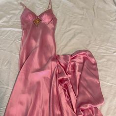 Pink Silk Formal Dress Size 2 Formal Silk Dress, Pink Bridesmaid Dresses Mismatched, Dark Pink Dress, Silk Formal Dress, Baby Pink Dresses, Mismatched Bridesmaid Dresses, Pink Bridesmaid Dresses, Pink Gowns, Pink Silk