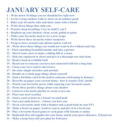 Positive ways to keep up your mental health Month Of Self Care, Mental Cleanse Challenge, January Checklist, January Goals, January Recipes, January Challenge, Self Care Bullet Journal, Writing Therapy, Get My Life Together