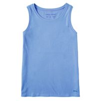 The supremely-soft heavyweight Crusher tees you know & love – now as a tank top! Solid Colors: 100% USA Grown Cotton Heather Colors: 80% USA Grown Cotton/20% Polyester 5.9 oz. Washed for softness. Tank has good coverage in front and back. Cotton/Spandex rib at neck and armhole. Do what you love. Love what you do.® locker patch. Sizes XXL & XXXL feature front darts for a better fit. Imported. | Life is Good Women's Solid Crusher Tank Sleeveless T-Shirt in Cornflower Blue Size 2XL | 100% Cotton Basic Crew Neck Tank Top, Basic Solid Color Tank Top, Solid Color Basic Tank Top, Blue Relaxed Fit Tank Top, Solid Everyday Vest Top, Solid Color Everyday Vest Top, Blue Relaxed Fit Sleeveless Top, Blue Sleeveless Top With Relaxed Fit, Everyday Solid Vest Top