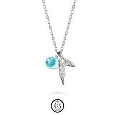 Material: 925 Sterling Silver Stone: Aqua Blue Stone Length: 16" + 1" extension Ocean Necklace, Mermaid Tale, Silver Mermaid, Blank Notes, Blue Stone, Aqua Blue, Turquoise Necklace, Jewelry Box, Silver Necklace