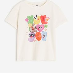 Limited Edition Collaboration. Never Worn. Teddy Bear Day, Printed Jersey, H&m Shirts, Girls Tees, Pajama Shirt, Kids Fashion Girl, Fashion Kids, Jersey Top, Printed Design