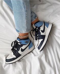 Jordan 1 Retro High Obsidian, Sneaker Outfits, Style Goals, Fresh Shoes