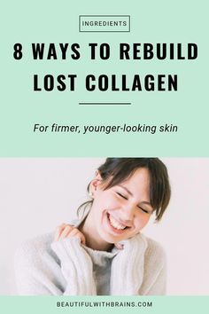 The best skincare ingredients, products, and treatments to rebuild lost collagen, for firmer, smoother, younger-looking skin. Reverse Aging Skin, Anti Wrinkle Skin Care, Reverse Aging, Skin Care Wrinkles, Moisturizer For Oily Skin, Prevent Aging, Anti Aging Tips, Best Anti Aging, Younger Looking Skin