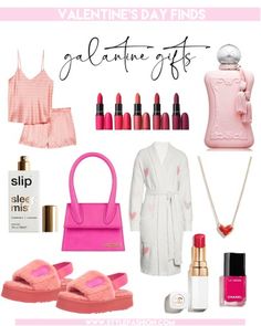 valentine's day gifts for the girl who likes to have pink shoes and lipstick