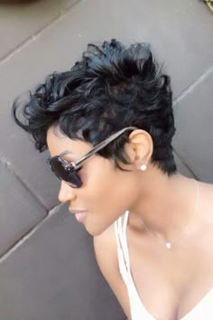 Oh. My God this is gorgeous Finger Wave Hair, Hair Pixie, Cute Hairstyles For Short Hair, American Woman, Cut My Hair