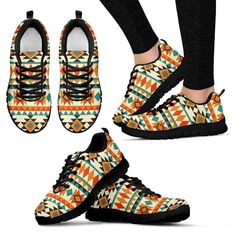 Native American Shoes, Tribal Native American Aztec Indians Navajo Print Women Shoes Sneakers – Excoolent Sneakers are the epitome of style and comfort. Crafted with precision and made from high-quality materials, they offer a perfect blend of fashion and functionality. The cushioned sole provides exceptional support, making them ideal for all-day wear. Whether you’re strolling... Navajo Print, Native American Men, Personalized Shoes, Costume Shoes, Shoes Custom, White Sneakers Women, Print Sneakers, Mens Costumes, Stylish Shoes