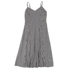 Classic Checkered Sun Dress Very Dark Navy Blue - Almost Black Light Weight V Neck Styling Adjustable Spaghetti Straps Ruched Elastic Back Panel 53% Cotton, 47% Rayon; Machine Wash Approx Flat Measurements: Armpit To Armpit: 16.5" Waist: 15" Length: 45.5" Casual Spaghetti Strap Dress By Gap, Gap Summer Sundress, Chic Sleeveless Plaid Dress For Picnic, Picnic Sleeveless Plaid Sundress, Gap Sleeveless Midi Dress For Spring, Chic Sleeveless Gingham Plaid Dress, Gingham Sleeveless Dress For Picnic, Chic Gingham Sleeveless Dress, Sleeveless Summer Plaid Dress For Brunch