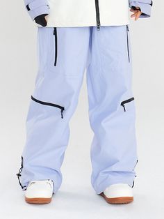 Pants Features include: Waterproofing: 10K Waterproof / 10K Breathable Fabric: Nylon Lining: Nylon Fit: Oversize Pockets: 2 front pockets Others: Adjustable leg openings, Internal elastic gaiters, Thigh vents Designed for: Winter Outerwear, Snowsports, Backcountry Snow Pants Women's, Mens Ski Pants, Snowboarding Men, Womens Khakis, Snowboard Pants, Khaki Fashion, Winter Outerwear, Outdoor Enthusiast, Snow Sports