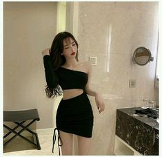 Korean Club Outfit, Korean Girl Style, 파티 드레스, Club Outfit, Club Dress