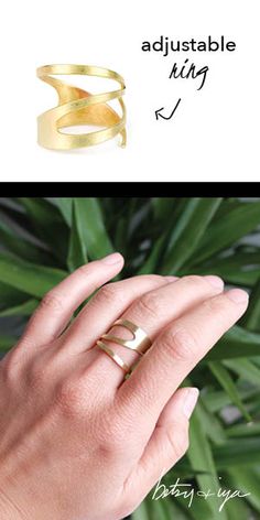 Modern Adjustable Wide Band Ring For Wedding, Adjustable Minimalist Handcrafted Jewelry, Hand Cast Adjustable Modern Jewelry, Modern Adjustable Hand Cast Jewelry, Brass Open Band Metal Ring, Brass Open Band Metal Ring Jewelry, Adjustable Brass Wide Band Open Ring, Minimalist Tarnish-resistant Brass Jewelry, Modern Brass Ring With Polished Finish