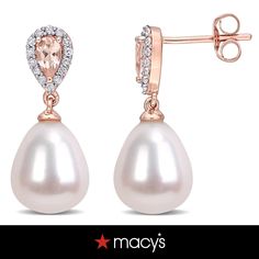 in stock Macy's Elegant Halo Design Earrings, Macy's Formal Earrings With Halo Design, Macy's Diamond Accent Wedding Earrings, Macy's Diamond Accented Earrings For Wedding, Macy's Rose Gold Jewelry For Anniversary, Rose Gold Formal Earrings, Elegant Macy's Cubic Zirconia Diamond Earrings, Macy's Wedding Earrings With Prong Setting, Classic Rose Gold Jewelry From Macy's