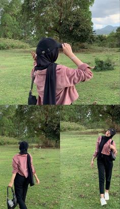 #GayaKasual #FashionWanita #OOTD #KasualWanita #DailyStyle #CasualFashion #WomenStyle #CasualLook #OutfitWanita Outfit Hijab Ideas, Ootd Simple, Ootd Poses, Ootd Hijab Casual, Outfit Hijab Casual, Hijab Aesthetic, Casual Hijab Outfit, Hijabi Outfits Casual, Casual Hijab