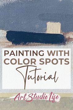 the title for painting with color spots is shown