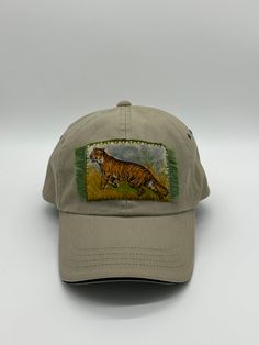 Portal Cap with Tiger – Perennial Spring Beige Baseball Cap, Early 1900s, Dress Accessories, Baseball Cap, Portal, Baseball, Signs, History, How To Wear