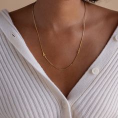 Add a personal touch to your style with our Birthstone Initial Necklace, featuring a delicate box chain that perfectly complements your chosen initials and birthstones. Crafted with care, it's a meaningful and fashionable accessory for everyday wear ♡ Material: High Quality Solid 925 Sterling Silver Finish: Sterling Silver ∙ 18K Gold ∙ Rose Gold Dimensions: ~7mm letter height Design will come in all capital letters unless specified otherwise Size: The total necklace length includes the chain + c Everyday Initial Pendant Necklace With Birthstone, Everyday Initial Necklace With Birthstone, Elegant Everyday Initial Pendant Birthstone Necklace, Elegant Everyday Birthstone Necklace With Initial Pendant, Classic Name Necklace With Initial Pendant And Delicate Chain, Everyday Birthstone Necklace With Delicate 14k Gold Chain, Elegant Personalized Link Necklaces, Sterling Silver Initial Necklace With Birthstone For Everyday, Everyday Sterling Silver Initial Necklace With Birthstone