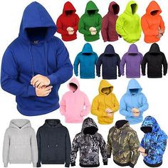 Mens Fleece Hoodie Pullover Hooded Sweatshirt Long sleeve S/M/L/XL | eBay Hip Hop Hoodie For Winter, Hip Hop Hoodie Tops For Winter, Solid Fleece Hoodie For Outdoor, Hip Hop Winter Top With Drawstring Hood, Solid Color Fleece Hoodie For Outdoor, Hip Hop Tops With Drawstring Hood For Winter, Outdoor Hoodie With Drawstring Hood, Hip Hop Style Long Sleeve Sweatshirt With Kangaroo Pocket, Hip Hop Crew Neck Top With Drawstring Hood