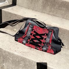 Only Worn Twice, Brand New Bag. Not Too Big And Not Too Small. Vampire Freaks, Gothic Design, New Bag, Red And Black, Designer Handbags, Shoulder Bags, Bag Lady, Shoulder Bag, Brand New