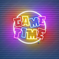 Game Time Neon Sign Gaming Room Led Light Gaming Rooms, Neon Beer Signs, Neon Open Sign, Pink Neon Sign, Neon Bar Signs, Neon Sign Art, Love Neon Sign, Restaurant Signs, Sign Man