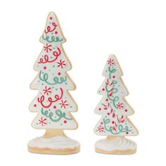 "Get your holiday spirits up with the Gingerbread Tree Décor from Michaels. com! Our unique and whimsical gingerbread cookie-inspired design comes to life with its bright red and green designs, white frosting, and glitter finish. Get your holiday spirits up with the Gingerbread Tree Décor! Our unique and whimsical gingerbread cookie-inspired design comes to life with its bright red and green designs, white frosting, and glitter finish. Made from durable polyresin, this set is sure to become a ho Gingerbread Tree, Gingerbread Christmas Tree, Elf Christmas Tree, Christmas Tabletop Decor, Patriotic Christmas, White Frosting, Lantern Candle Decor, Christmas Tabletop, Halloween Ribbon