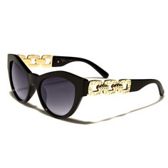 Oversize Cat Eye Chain Temple Sunglasses Black Gold Textured Size: One Size Frame Color: Black Lense Color: Black Lense Treatment: Gradient Brown Available On Separe Listings Style/Shape: Cat Eye Condition: New With Tags Same Or Next Day Shipping Fashion Sunglasses Trendy Cheap Oversized Cat Eye Fashion Nova Mirror Square Polarized Tinted Affordable Round Lens Retro Sporty Eyewear Quay Vintage Rhinestones Wayfarer Oval Mirrored Sunnies Summer Beach Pool Shades Ray-Ban Gradient Designer Pool Shade, Eye Fashion, Gray Lenses, Gradient Brown, Vintage Sunglasses, Grey Lenses, Gold Texture, Vintage Rhinestone, Sunglasses Vintage