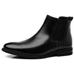 DADAWEN men's Chelsea boots feature a unique design and exquisite craftsmanship that will add sophistication to your overall look. Whether you're attending a formal event or going for a casual outing, these boots will help you exude confidence and style. They are made with leather, ensuring both durability and a comfortable wearing experience. The clean and refined design of these boots makes them a classic yet fashionable choice, suitable for pairing with a suit, jeans, or casual pants. In addition to focusing on appearance, we also prioritize comfort. Our men's Chelsea boots are equipped with soft lining and comfortable soles, ensuring that your feet feel relaxed even during long hours of wear. Whether it's a busy workday or leisure time, you can confidently choose our boots. Size: D.  C Styling Chelsea Boots, Pirate Boots, Leather Hiking Boots, Ellie Shoes, Pointy Toe Shoes, Comfortable Walking Shoes, Chukka Boots Men, Mens Ankle Boots, Exude Confidence