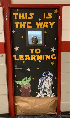 this is the way to learning door decoration