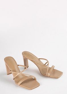 A wardrobe staple by all means, the Classic mules are set to be on a sure favourite this season. These strappy heels feature a squared toe-shape, foot-framing cross-foot straps and is finished with a 8.5cm heel height. Pair back with almost any outfit for the perfect finishing touch. -Material: Leather Upper & Lining -Sole: Resin -Fit: True to size -Toe-shape: Squared -Features: Strappy upper -Heel: 8.5cm Shop Heels, Thigh High Boots Flat, Embellished Heels, Heels Online, Metallic Shoes, Bridal Heels, Tony Bianco, Metallic Heels, Bow Heels