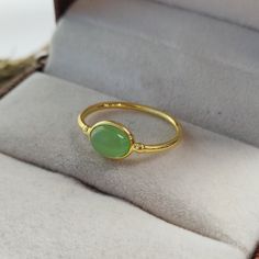 Natural Green Chalcedony Ring, 925 Sterling Silver Ring, Vintage Ring, Chalcedony Ring, Gemstone Ring, Statement Designer Ring, Dainty Gift Handmade Jewelry Materials: 925 Sterling Silver Finish: Gold Gemstone: Natural Green Chalcedony Stone Color: Green Style: Boho & Hippie Theme: Love & Friendship Ready To Ship You can also have a look on our other amazing similar products here- https://www.etsy.com/in-en/shop/PureSoulJewels?ref=seller-platform-mcnav&search_query=Green+Chalcedony+Ring Note- Please let us know if you have any other query we are always available for you. Nature Themed Jewelry, Jade Open Ring As Gift, Jade Open Ring For Gift, Jade Open Ring Gift, Yellow Gold Jade Ring With Gemstone, Adjustable Jade Ring, Cabochon Rings For May Birthstone Gift, Elegant Adjustable Green Opal Ring, Green Oval Moonstone Promise Ring