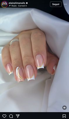 Nails Bling, Bling Nails, Manicure And Pedicure, Stylish Nails, Nail Inspo, Nail Designs, Nail Art