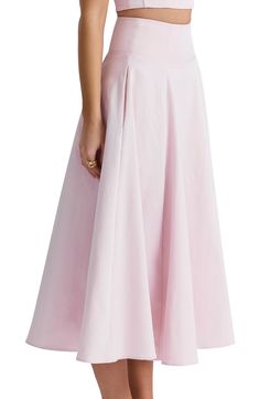 Designed with a tulle underskirt to call out the flounce, this party-ready midi skirt will have you twirling everywhere you go. Exclusive retailer Hidden back-zip closure Lined 65% viscose, 35% polyester Dry clean Imported Tulle Underskirt, Ballerina Pink, Maternity Coat, Bralette Top, Pink Ballerina, Maternity Lingerie, Loungewear Jumpsuit, Petite Skirt, Petite Jacket